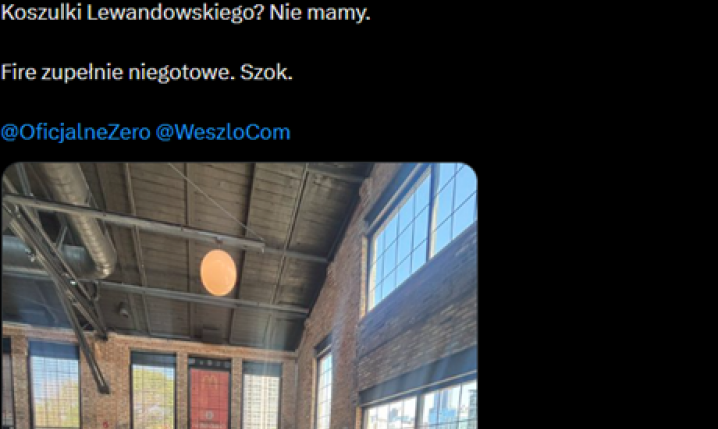 HIT! Tak wygląda SKLEP CHICAGO FIRE po prezentacji Roberta Lewandowskiego xD